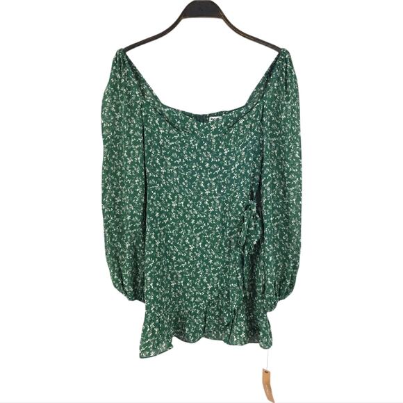 Reformation Cammi Dress in Parsley - Picture 4 of 16